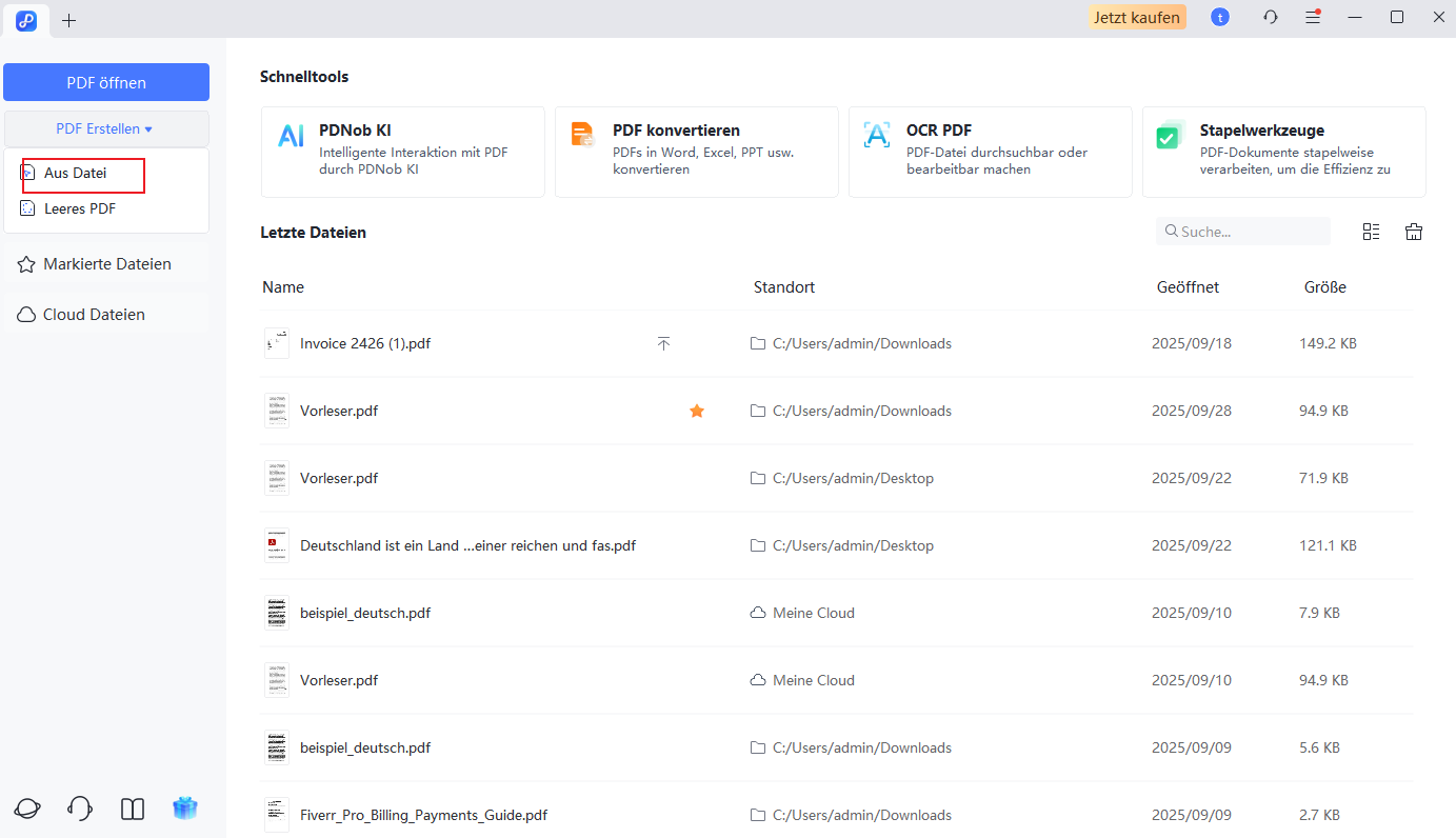 Download-Erfahrung