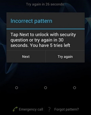 how do i reset my samsung phone if i forgot the pattern