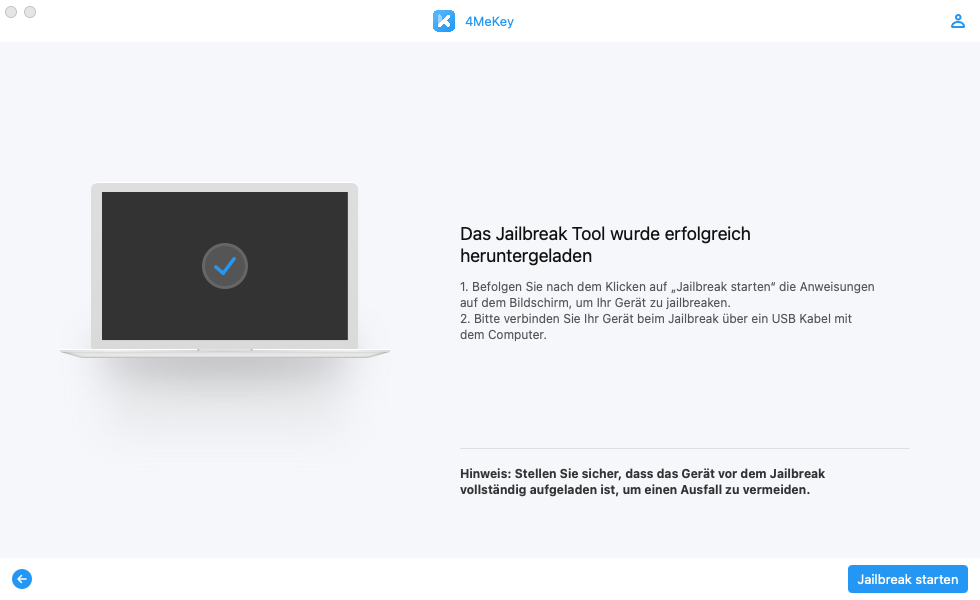 jailbreak tool downlaoded- 4MeKey