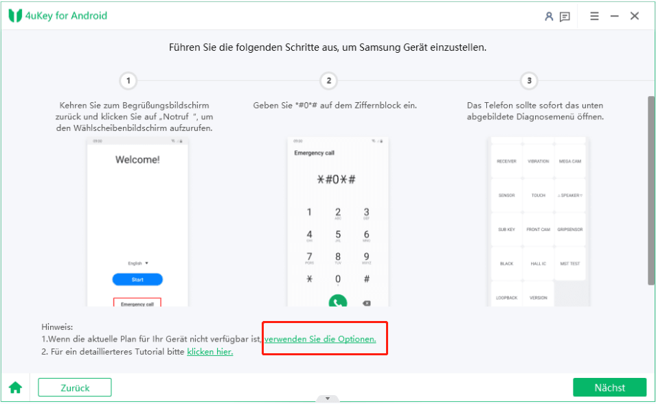 4ukey for android select alternative method