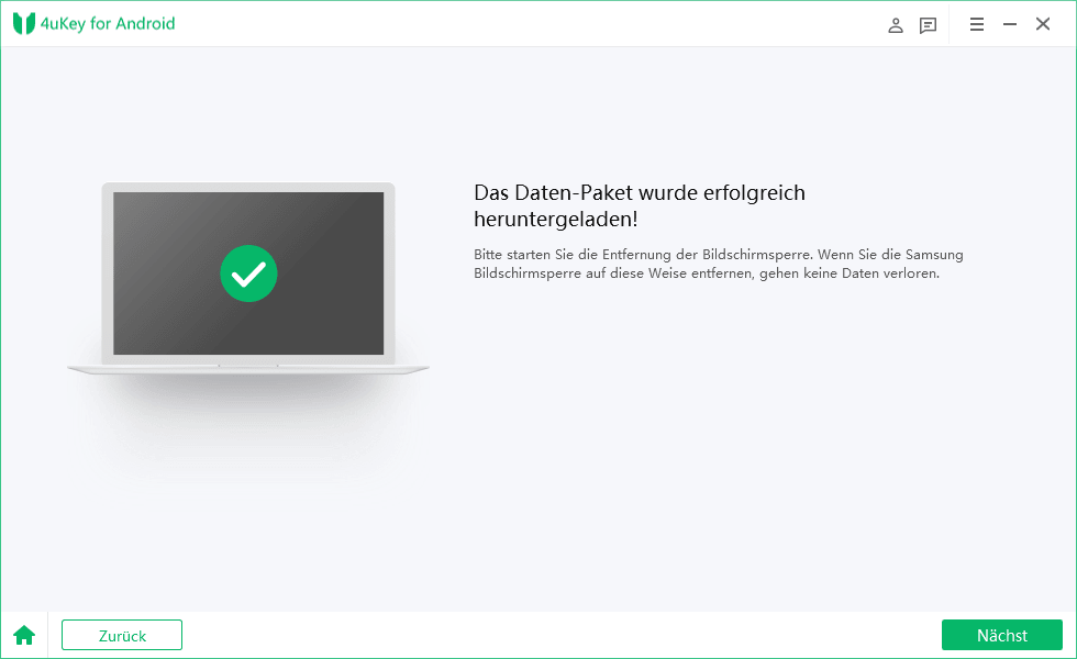 download data package successfully