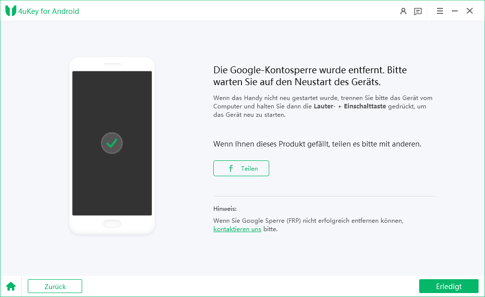Google-Kontosperre entfernt