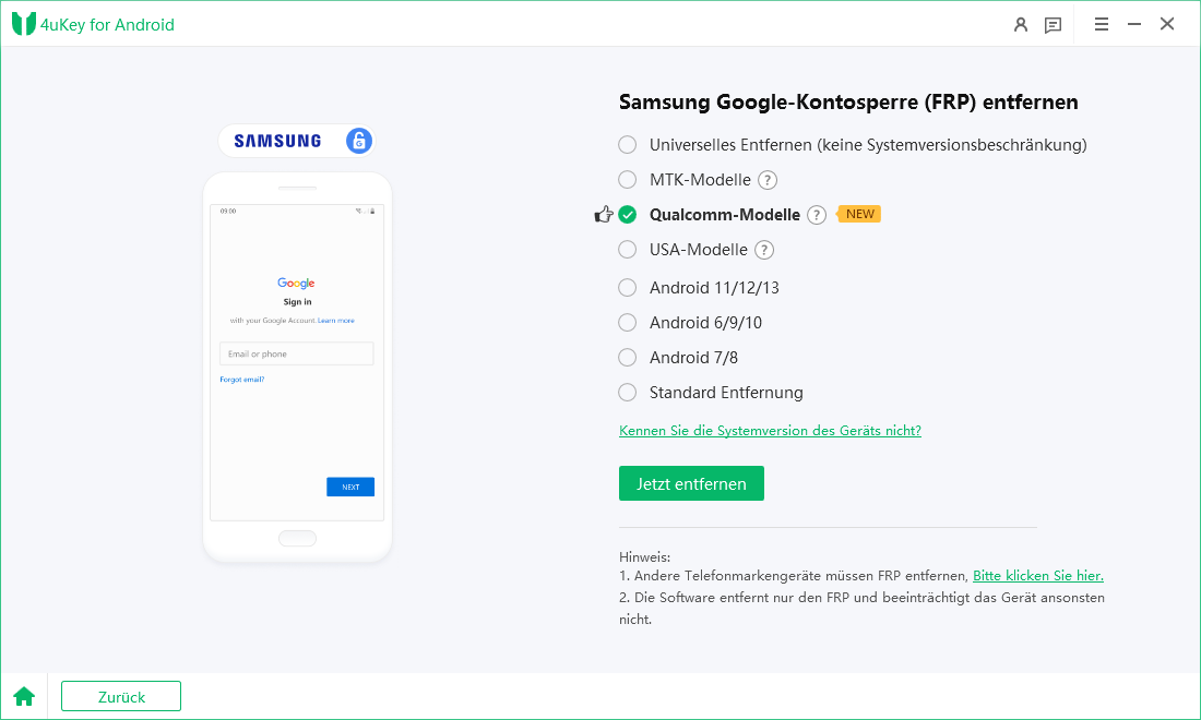 frp bypass for samsung qualcomm models