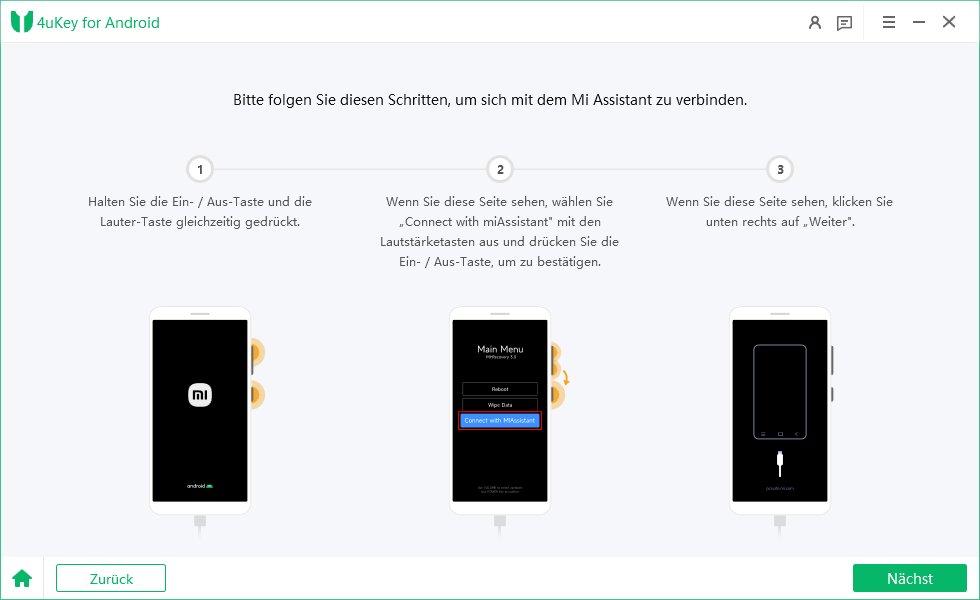 xiaomi redmi verbinden mit mi assistant 2
