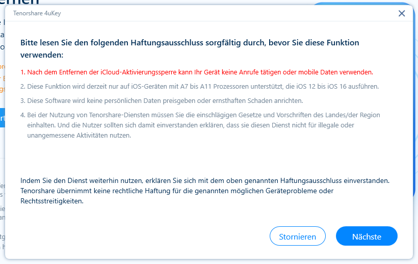 4ukey-Haftungsausschluss