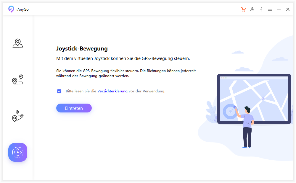 joystick movement interface