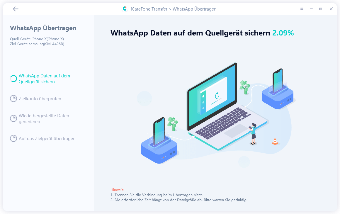 backing up whatsapp data now