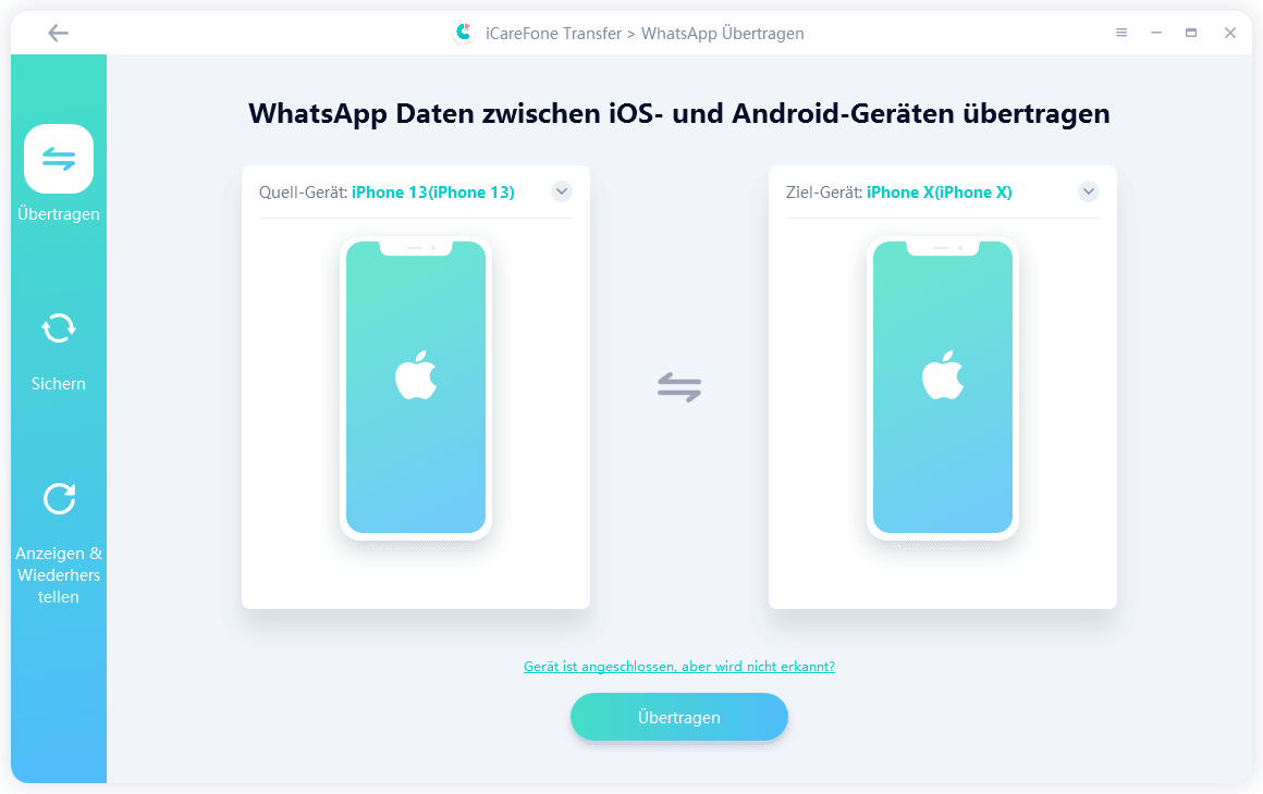 transfer whatapp from iphone to iphone with icarefone guide