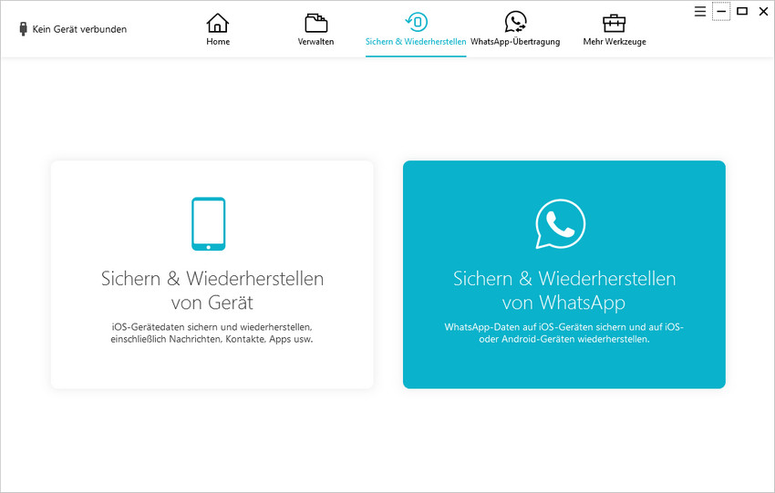 whatsapp sichern