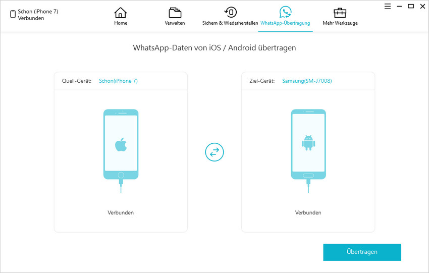 whatsapp nachrichten vom iphone auf android übertragen