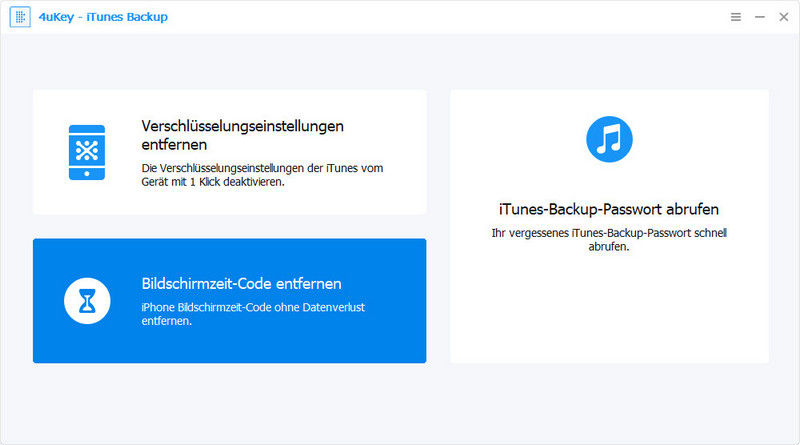 Bildschirmzeit-Code entfernen