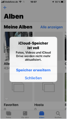 icloud speicher ist voll