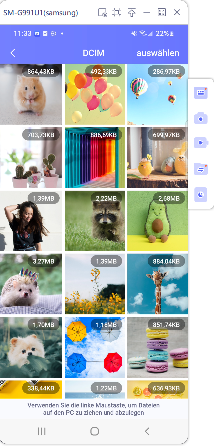 transfer files from android to pc