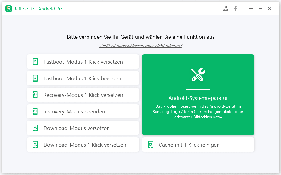ReiBoot for Android Hauptoberfläche