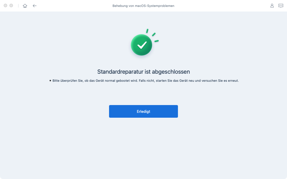 reiboot repair mac system successfully