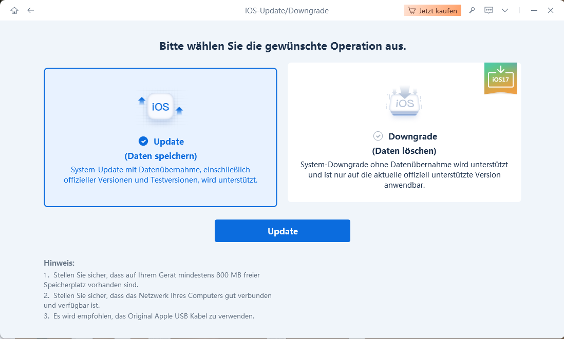 iOS 17.4 wird nicht angezeigt behoben