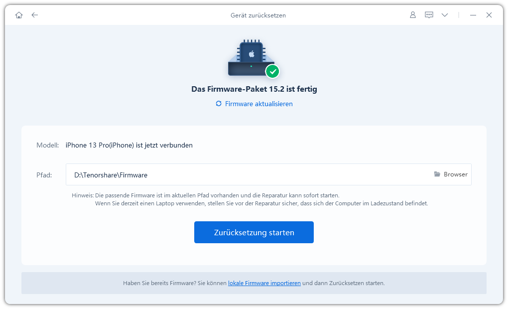 fix iphone froze during ios 17 update with reiboot