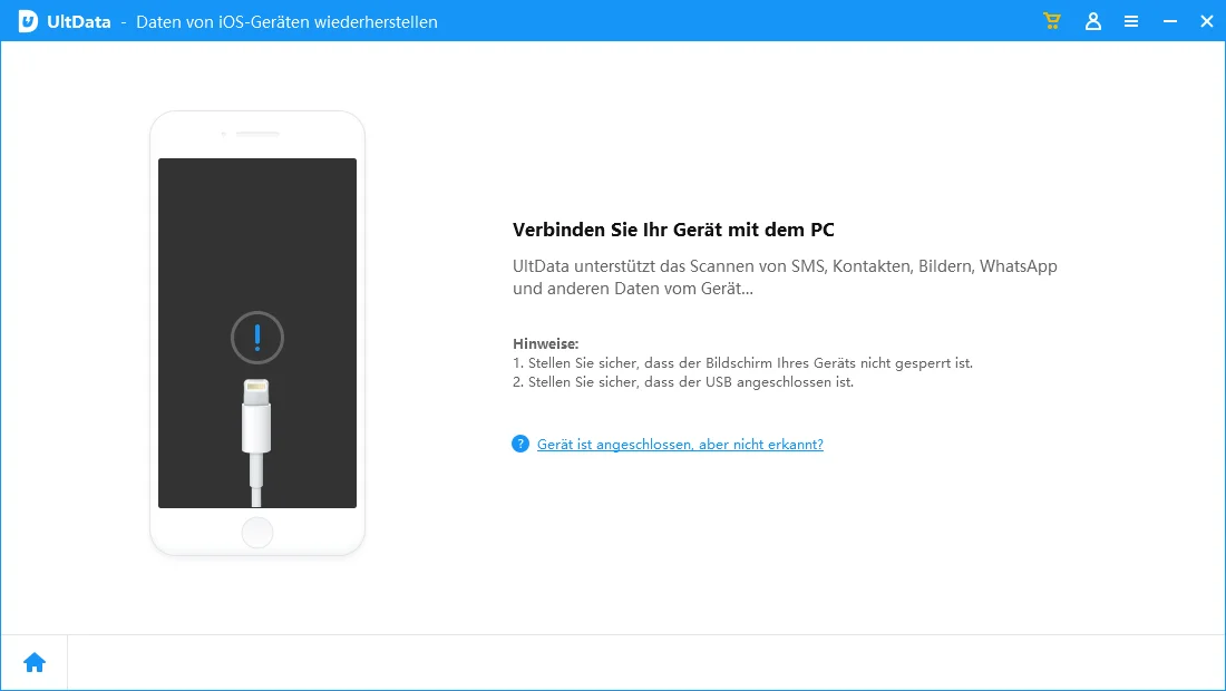 iPhone mit dem Computer verbinden