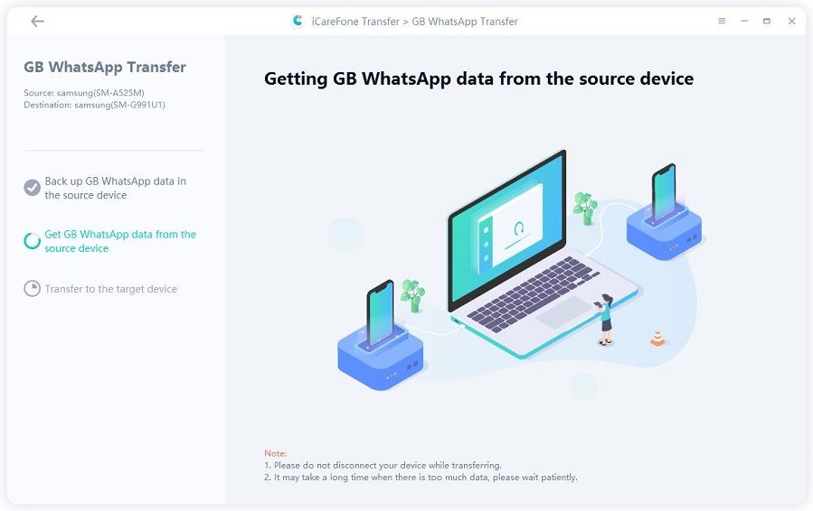 transfer Android GB WhatsApp to Android WhatsApp