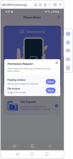 phone mirror app