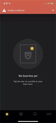 grindr wont reflesh