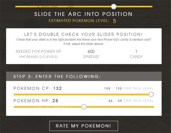 pokemon go iv rater in thesilproad