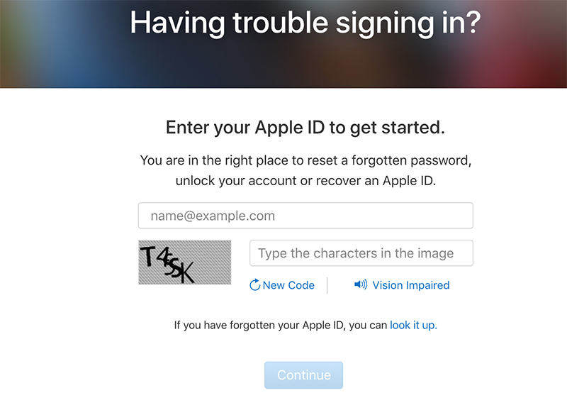 icloud account passwort zurücksetzen, wenn apple id entfernen möchten
