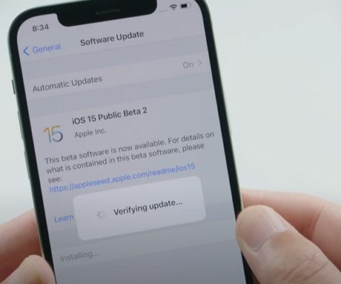 ios 15 update stuck on verifying