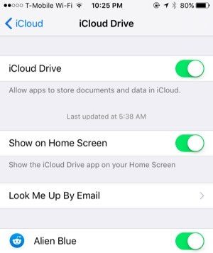 icloud drive öffnen