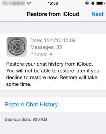 wie stellt man whatsapp chat im neuen handy wieder her