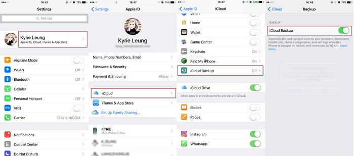 icloud backup