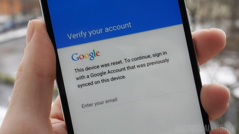 verify your account generate by frp
