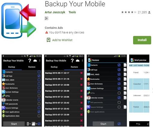 backup password wifi android - backup your mobile