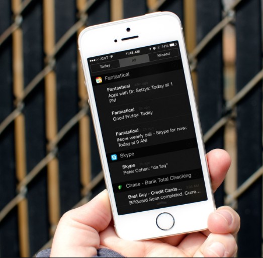 benachrichtigung werden- n ios 11 falsch angezeigt