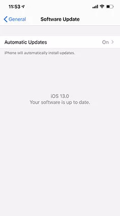 ios 13 update fehler