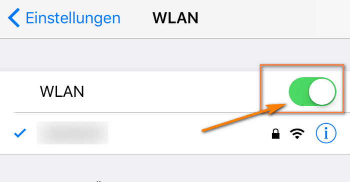 iphone wifi turn off