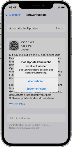 iOS-Update kann nicht installiert werden: Ursache und Lösungen - COMPUTER  BILD