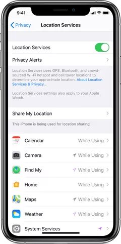 fix ios 17 Check In not working with location services on