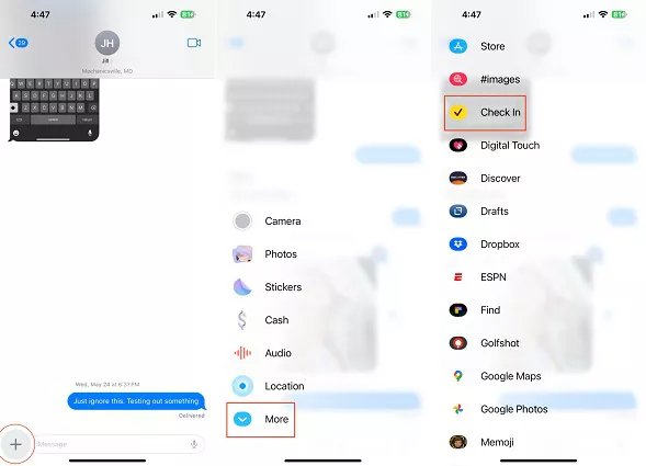 wie man mit ios 17 eincheckt