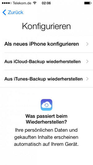 aus itunes backup wiederherstellen