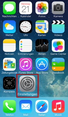 iphone einstellung tippen