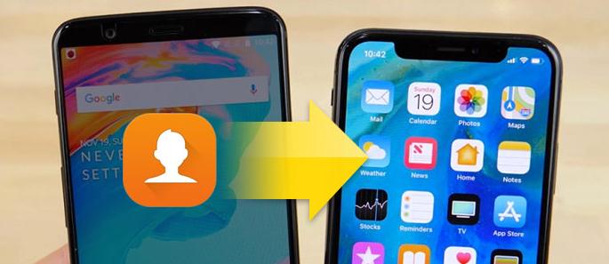 kontakte von android auf iphone übertragen