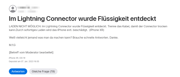 charging not available