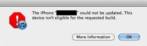 iphone wird nicht wiederhergestellt nach jailbreak