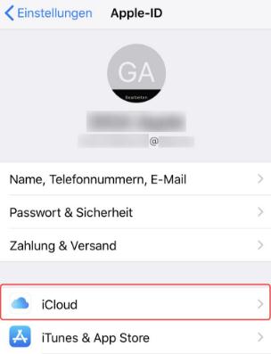 icloud wählen