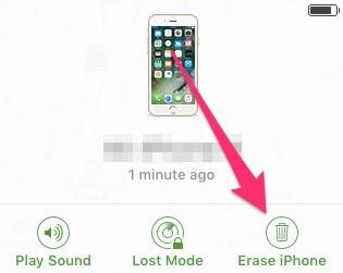 erase iphone