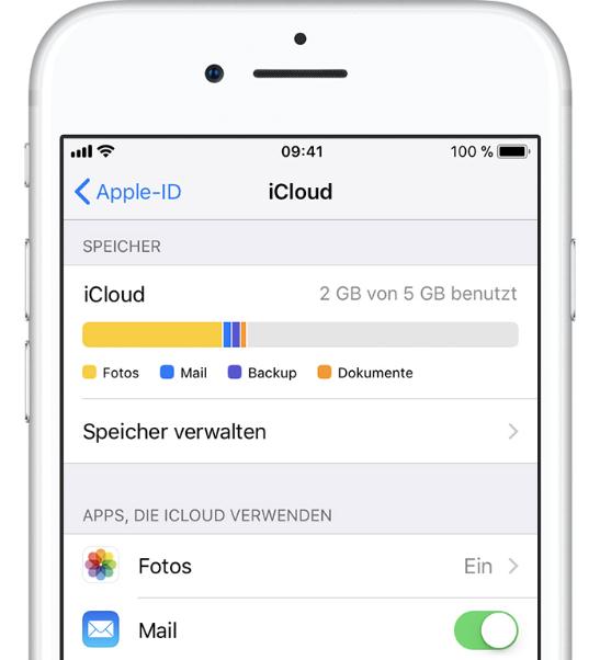 iphone x wird nicht auf icloud gesichert