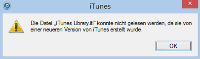 itunes 12 fehler