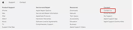 go to apple support