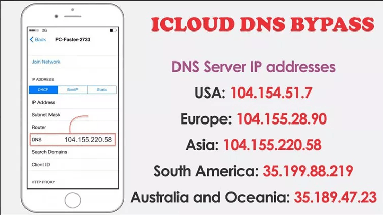 unlock iphone with icloud dns bypass
